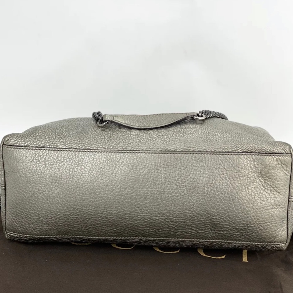 Authentic Gucci handbag in pewter - Picture 6 of 15